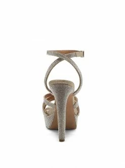 Camuto Shoes Balina Platform Heel In Champagne