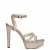 Camuto Balina Platform Heel In Gold