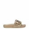 Camuto Shoes Stazee Flat Slide In Champagne