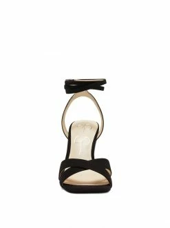 Camuto Shoes Arlisa Wedge Sandal In Black Sparkle