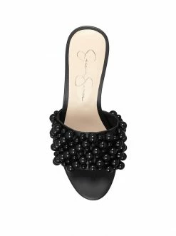 Camuto Telina Platform Slide In Black Pearl