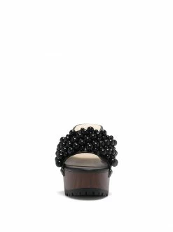 Camuto Telina Platform Slide In Black Pearl