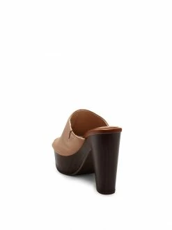 Camuto Shoes Shelbie Platform Slide In Natural