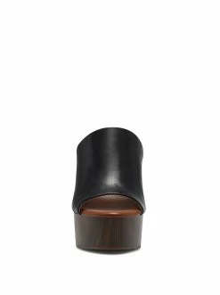 Camuto Shoes Shelbie Platform Slide In Black