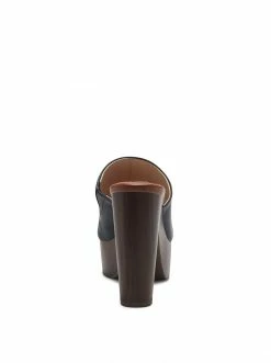 Camuto Shoes Shelbie Platform Slide In Black