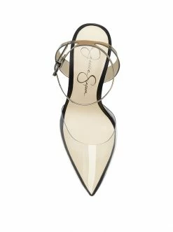 Camuto Shoes Pirrie High Heel In Clear & Black