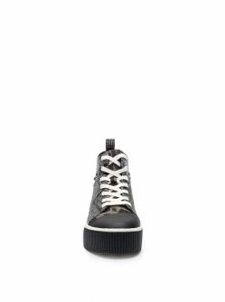 Camuto Shoes Emiliya Platform Sneaker In Plaid