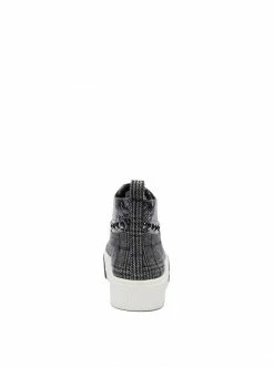 Camuto Shoes Emiliya Platform Sneaker In Plaid